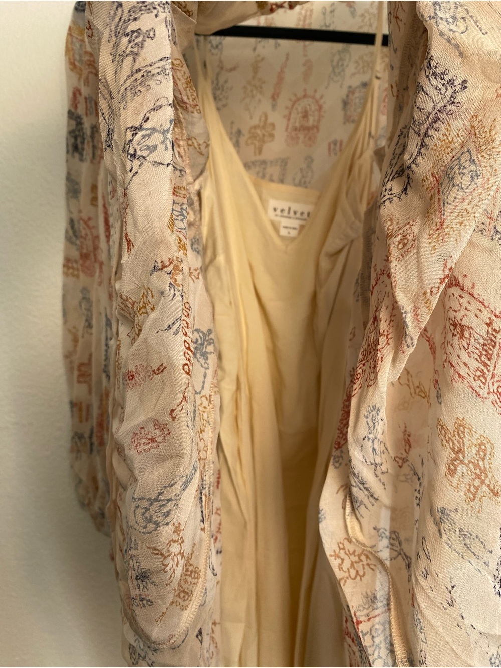 ✨ Velvet by Graham & Spencer Anthropologie Embroidered Boho Dress – Size L ✨ - Picture 6 of 13